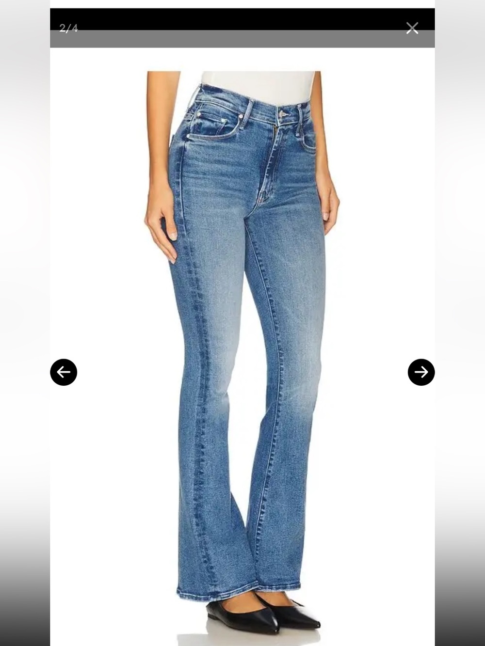 New Unworn High Waisted Weekend Skimp Jeans - Swing size 24 -price is firm !